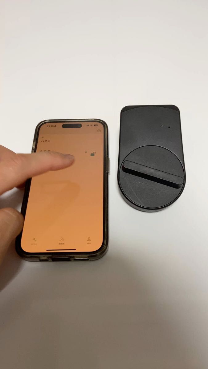 ドアロック スマートロック キーレス 貼り付け式 Wi-Fi接続キット付き