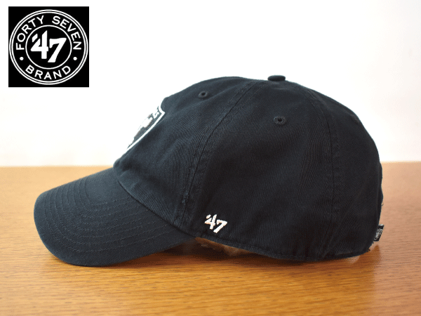 F557《未使用品》47 BRAND 47ブランド【フリーサイズ】LAS VEGAS RAIDERS レイダース NFL 野球帽 帽子 キャップ USモデル