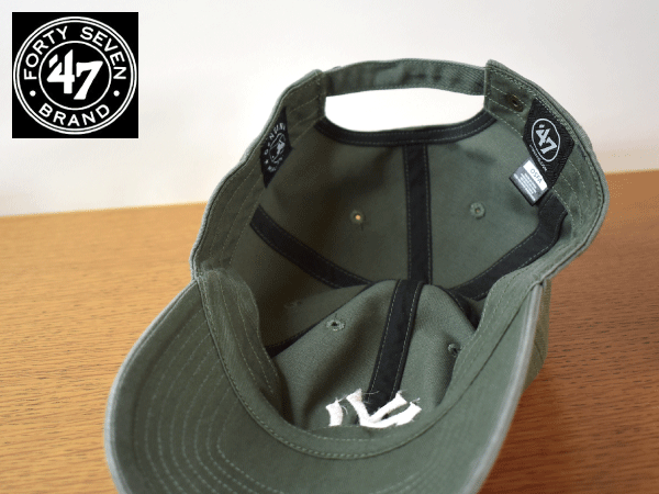F805《未使用品》47 BRAND 47ブランド【フリーサイズ】NY YANKEES ヤンキース MLB 野球帽 帽子 キャップ USモデル