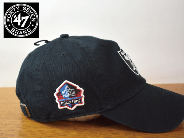 K555《未使用品》47 BRAND 47ブランド【フリーサイズ】LAS VEGAS RAIDERS レイダース NFL 野球帽 帽子 キャップ USモデル