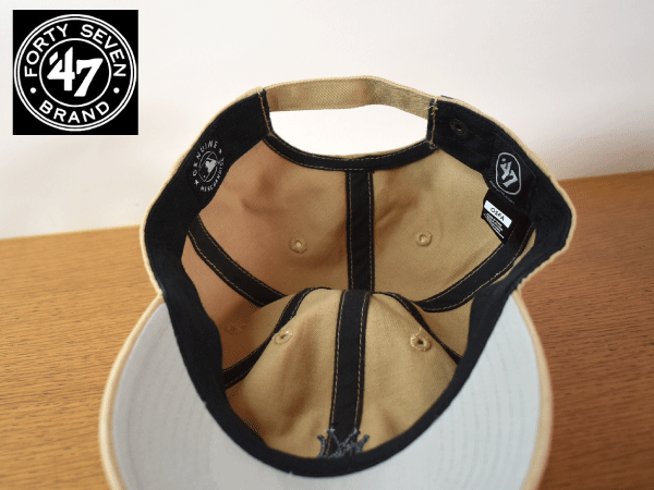 F850《未使用品》47 BRAND 47ブランド【フリーサイズ】NY YANKEES ヤンキース MLB 野球帽 帽子 キャップ USモデル
