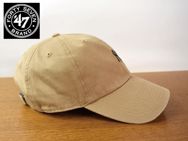 F850《未使用品》47 BRAND 47ブランド【フリーサイズ】NY YANKEES ヤンキース MLB 野球帽 帽子 キャップ USモデル