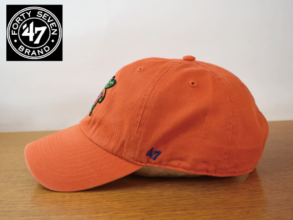 F727《未使用品》47 BRAND 47ブランド【フリーサイズ】FROLIDA GATORS ゲーターズ USカレッジ 野球帽 帽子 キャップ USモデル