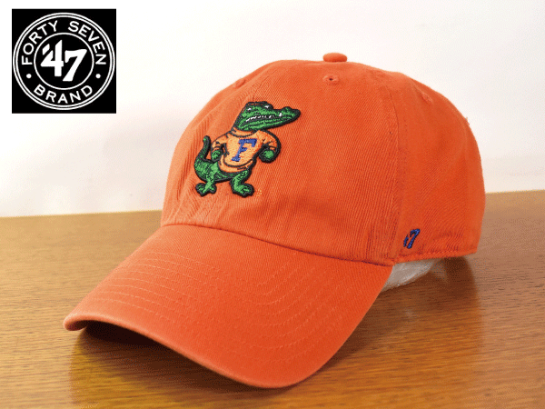 F727《未使用品》47 BRAND 47ブランド【フリーサイズ】FROLIDA GATORS ゲーターズ USカレッジ 野球帽 帽子 キャップ USモデル