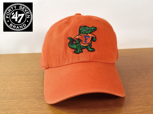 F727《未使用品》47 BRAND 47ブランド【フリーサイズ】FROLIDA GATORS ゲーターズ USカレッジ 野球帽 帽子 キャップ USモデル