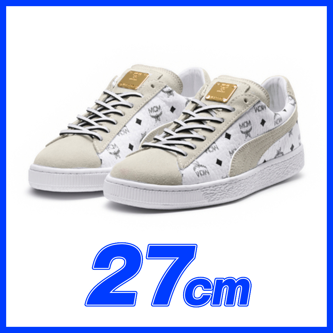 169 27.0cm PUMA SUEDE CLASSIC MCM WHISPER WHITE 27cm プーマ スェード クラシック MCM ウィスパー ホワイト 50周年