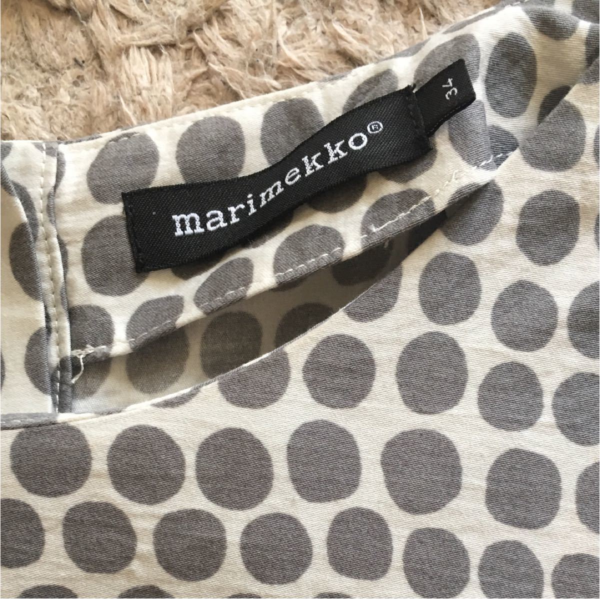 Paypayフリマ マリメッコ Marimekko ドット ブラウス Paypayフリマ マリメッコ Marimekko ドット ブラウス
