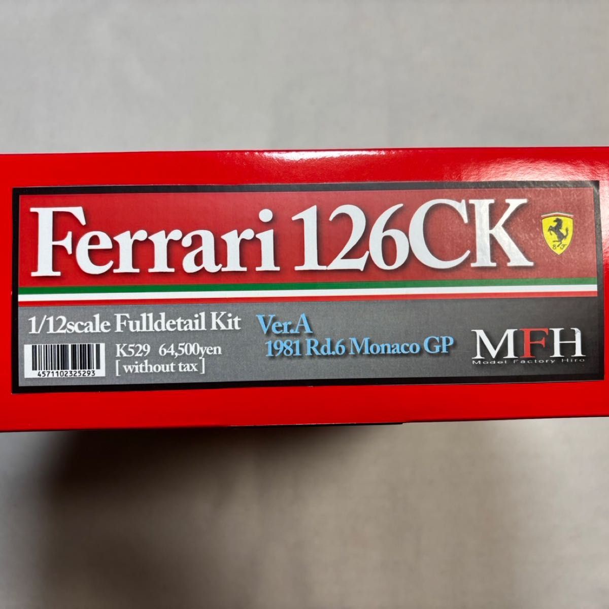 1/12 Ferrari126CK ver A (MFH) フルデティールキット 1/12 Ferrari126CK ver A (MFH) フルデティールキット モデル