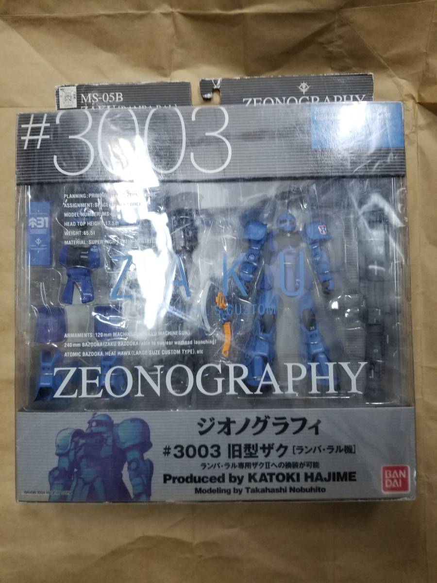 GUNDAM FIX FIGURATION ZEONOGRAPHY #3003 ランバ・ラル 専用 旧 ザク GFF G.F.F. ガンダム ジオノグラフィMS-05B Ramba Ral ZAKU II figur