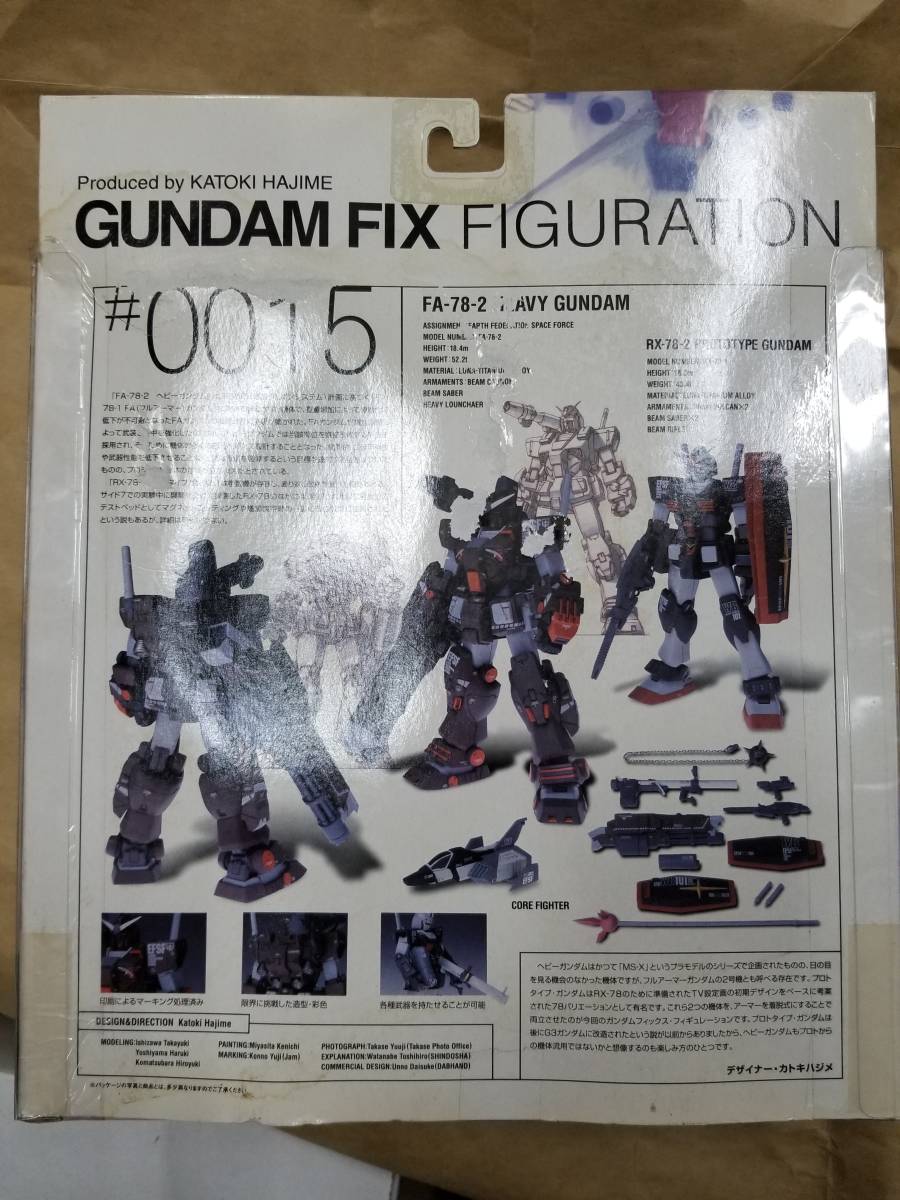 箱難 正規品 新品 GUNDAM FIX FIGURATION #0015 ヘビーガンダム GFF G.F.F. MSV プロトタイプ ガンダム HEAVY GUNDAM figure PROTOTYPE MS_画像2