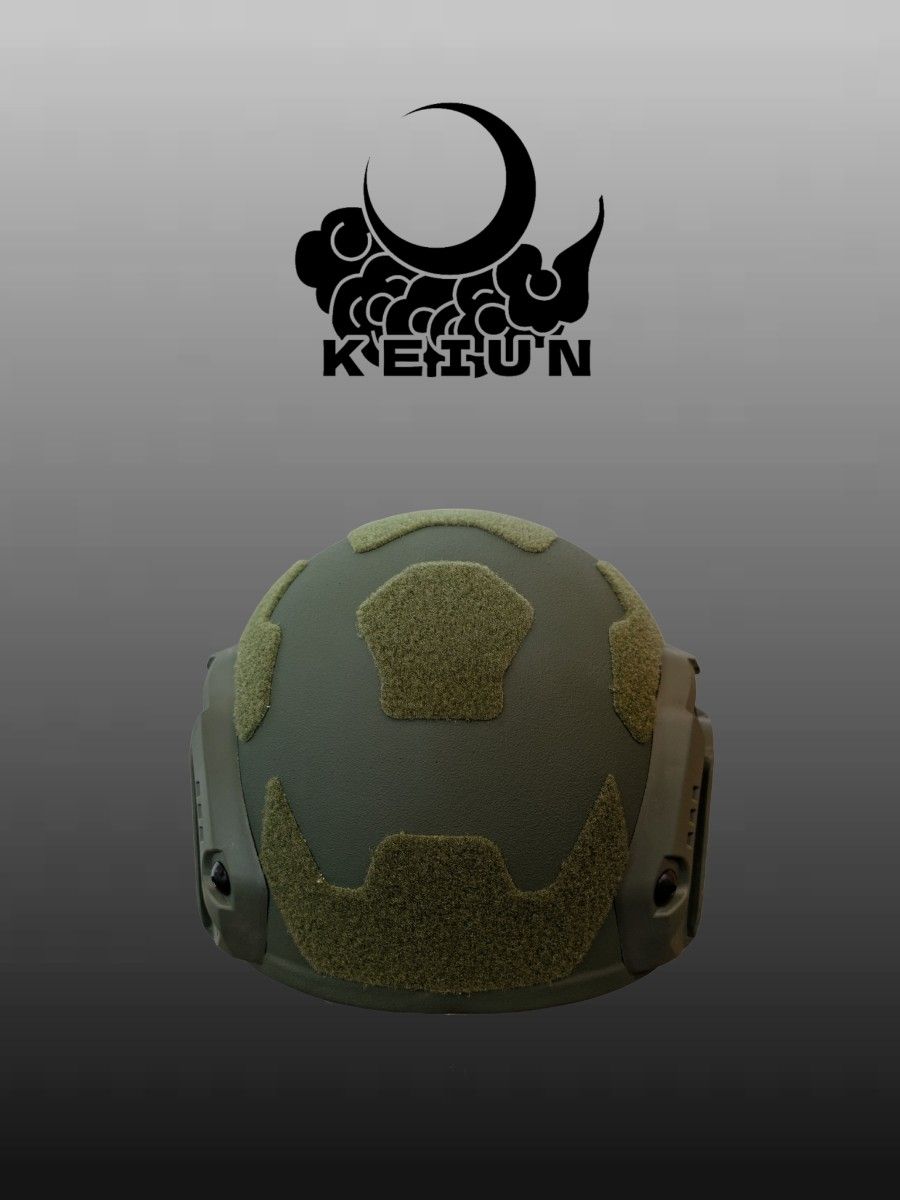 KEIUN 実物再現シリーズ FAST SF マルチカム level3A 防弾 KEIUN FAST SFタイプ 廉価グレード 防弾ヘルメット OD NIJ-ⅢA
