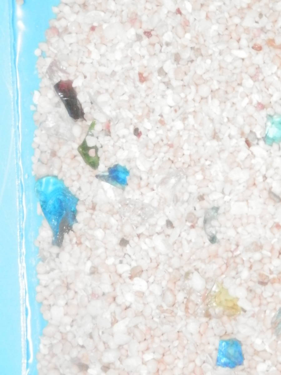 ★⑦okinawa coral sand沖縄珊瑚砂＋琉球がガラス（100ｇ)★ _画像3