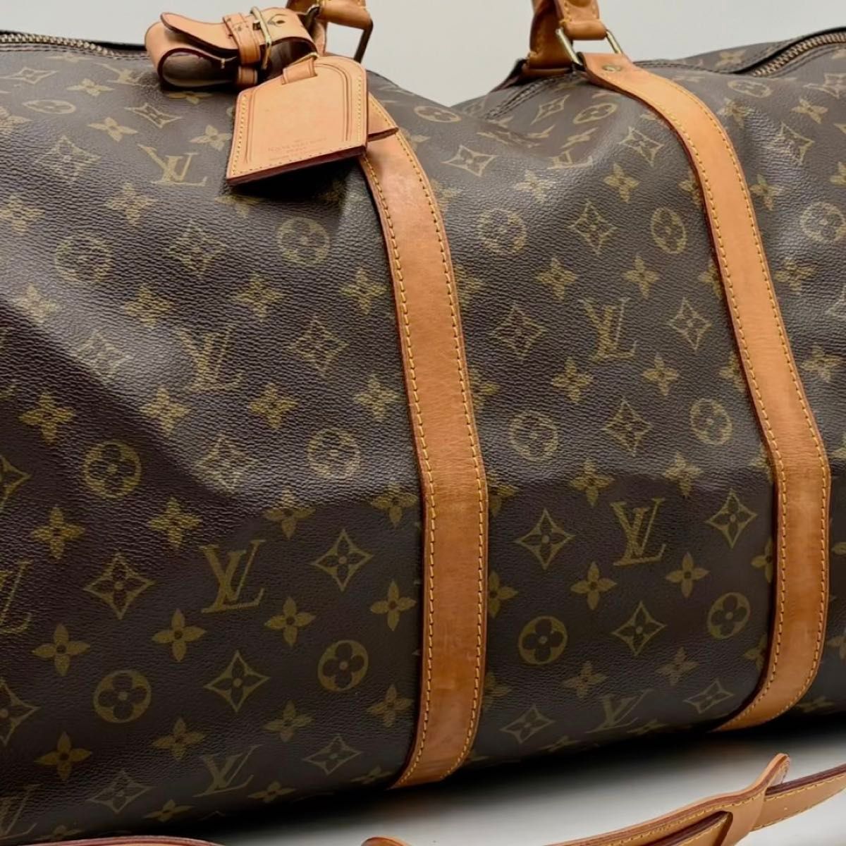 極美品●LOUIS VUITTON ルイヴィトン キーポル60 バンドリーエール ボストンバッグ モノグラム M41412