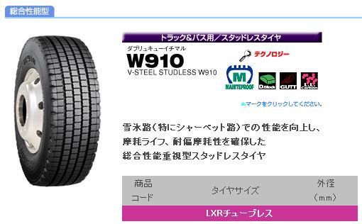 ♪♪W910 245/80R17.5 133/131J 245/80/17.5 245/80-R17.5 BS ブリジストン スタッドレス 245-80-17.5 245-80R17.5_画像1