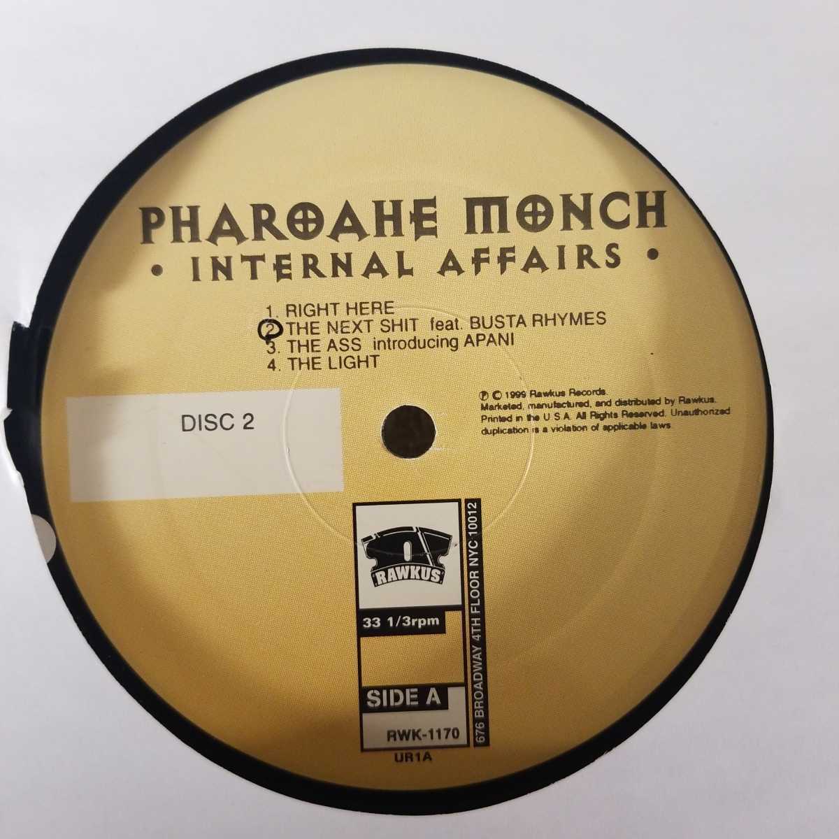 即決！PHAROAHE MONCH / INTERNAL AFFAIRS 2枚組 2LP アナログ reレ_画像5