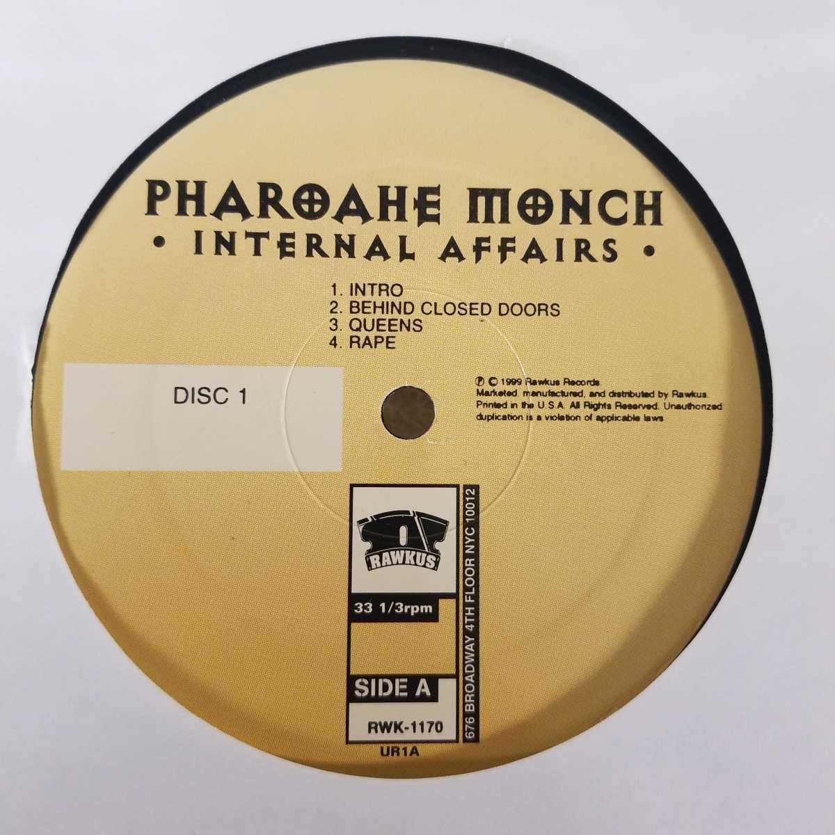 即決！PHAROAHE MONCH / INTERNAL AFFAIRS 2枚組 2LP アナログ reレ_画像3