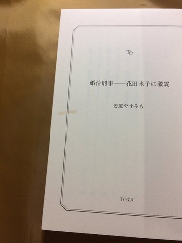 婚活刑事 花田米子シリーズ 3冊セット★安道やすみち★2015年 ドラマ化作品★TO文庫