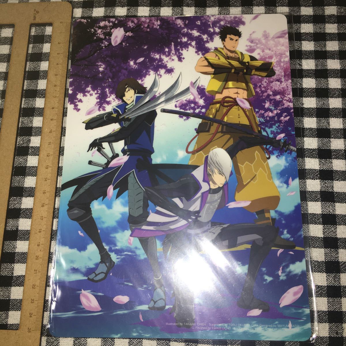 戦国BASARA 下敷き　中古　他商品と同梱発送出来ます_画像1