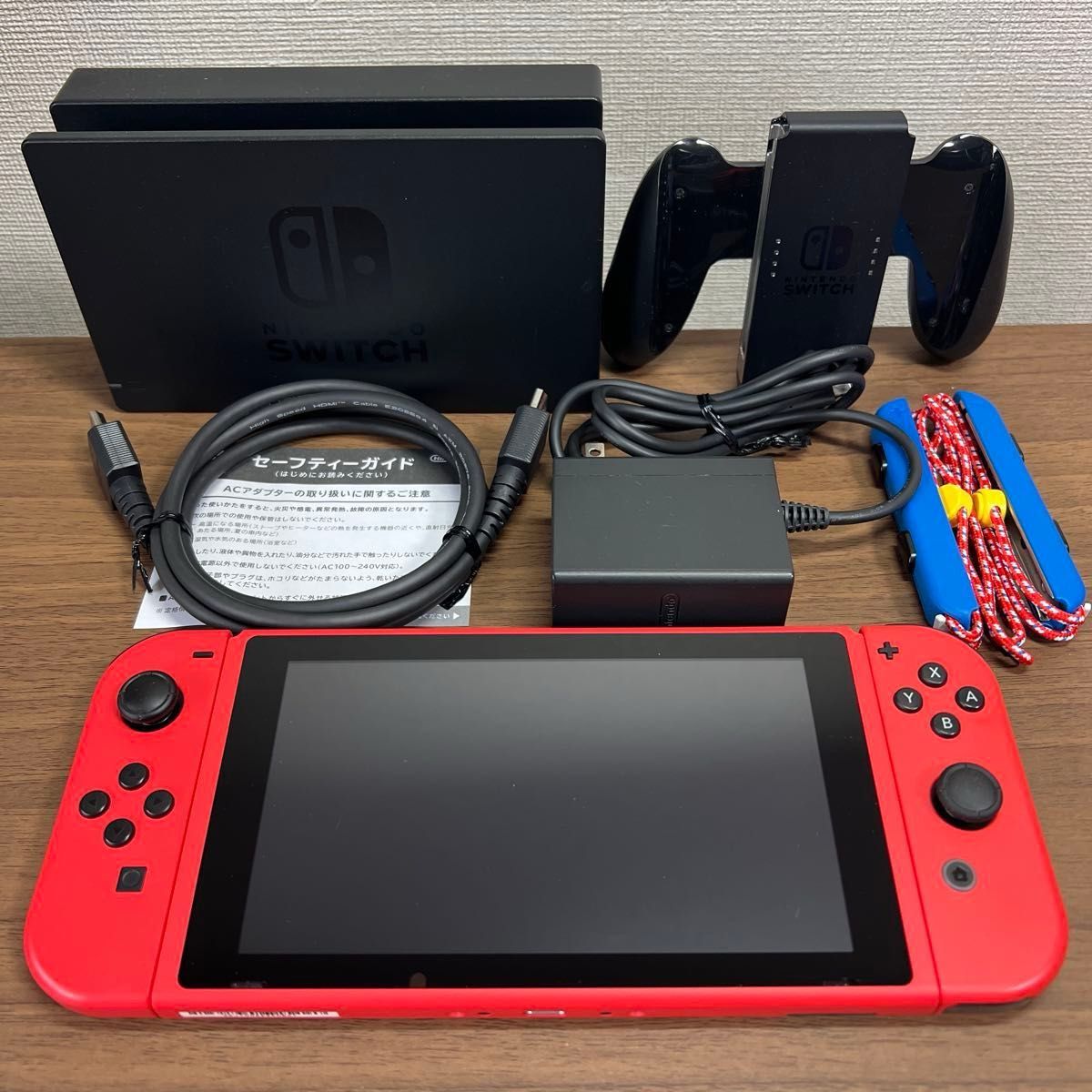 Nintendo Switch バッテリー強化版 マリオレッド 本体良品・画面良好 Nintendo Switch HAD バッテリー強化型