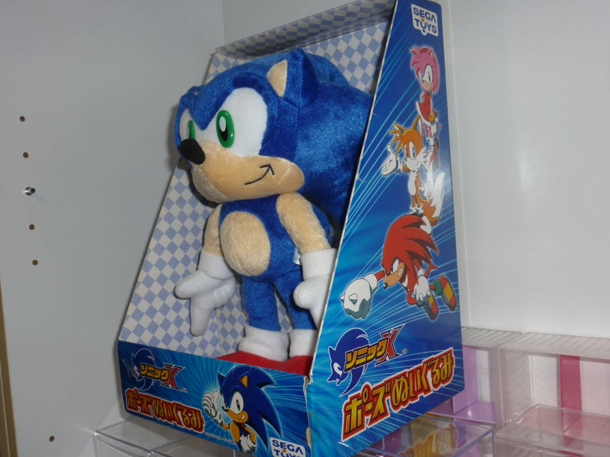 SEGA セガ ソニック X ポーズ ぬいぐるみ SONIC X レア の商品 SEGA セガ ソニック X ポーズ ぬいぐるみ SONIC X レア の商品