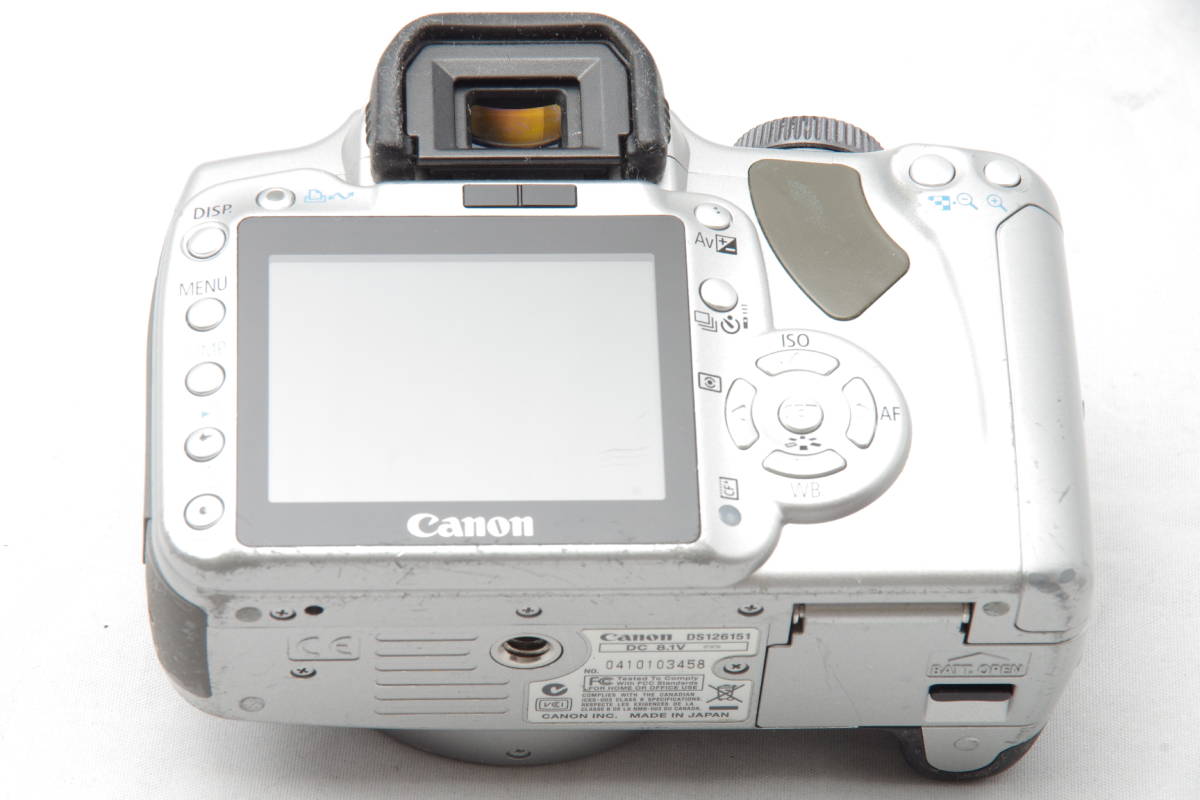 現状品 ● Canon EOS DIGITAL X Body silver EF 35-80mm f4-5.6 キャノン イオスデジタル シルバー ボディ レンズセット#477_画像3