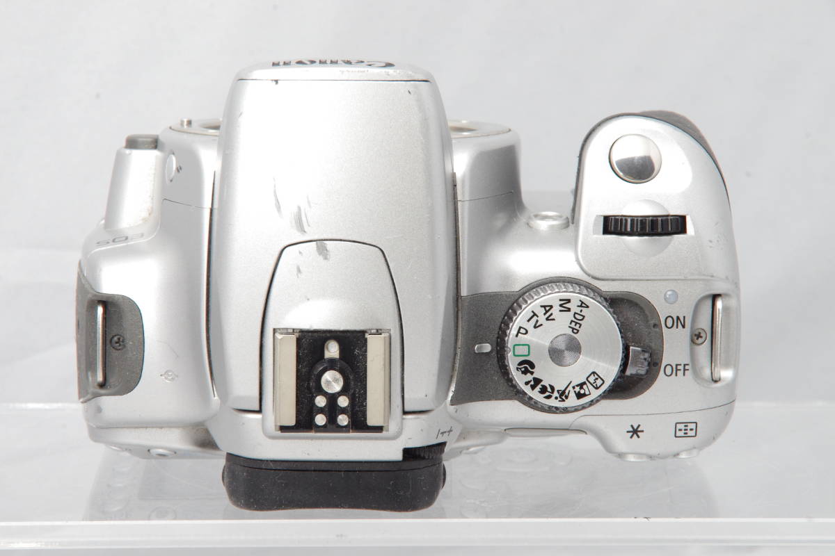 現状品 ● Canon EOS DIGITAL X Body silver EF 35-80mm f4-5.6 キャノン イオスデジタル シルバー ボディ レンズセット#477_画像4
