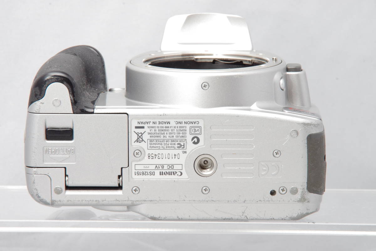 現状品 ● Canon EOS DIGITAL X Body silver EF 35-80mm f4-5.6 キャノン イオスデジタル シルバー ボディ レンズセット#477_画像5