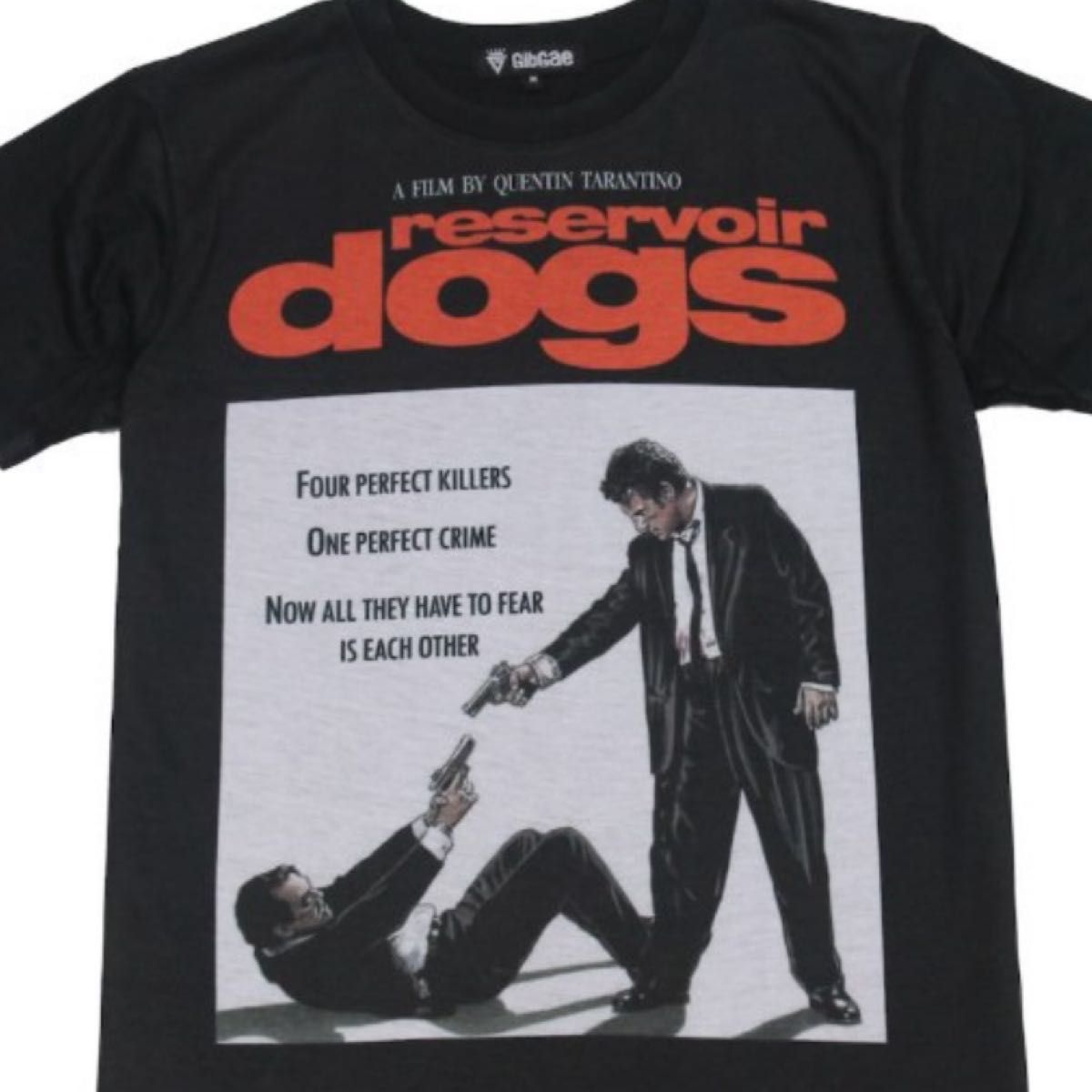 【レザボア・ドッグス 】一点物　映画Tシャツ タランティーノ ブラック　サイズL