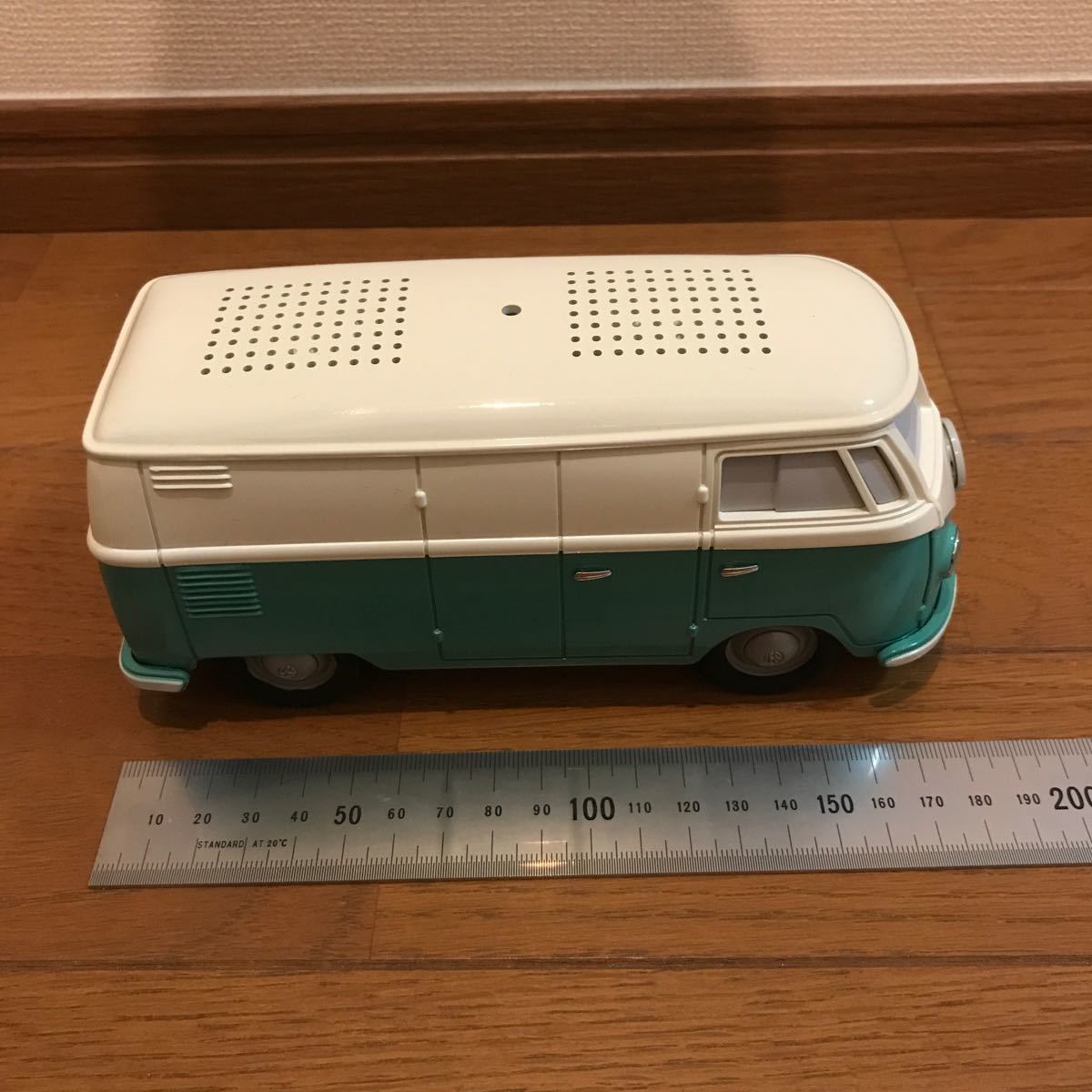 ワーゲン バス タイプ2 ステレオスピーカー ラジオ(グリーン ワーゲン バス タイプ2 ステレオスピーカー ラジオ(グリーン