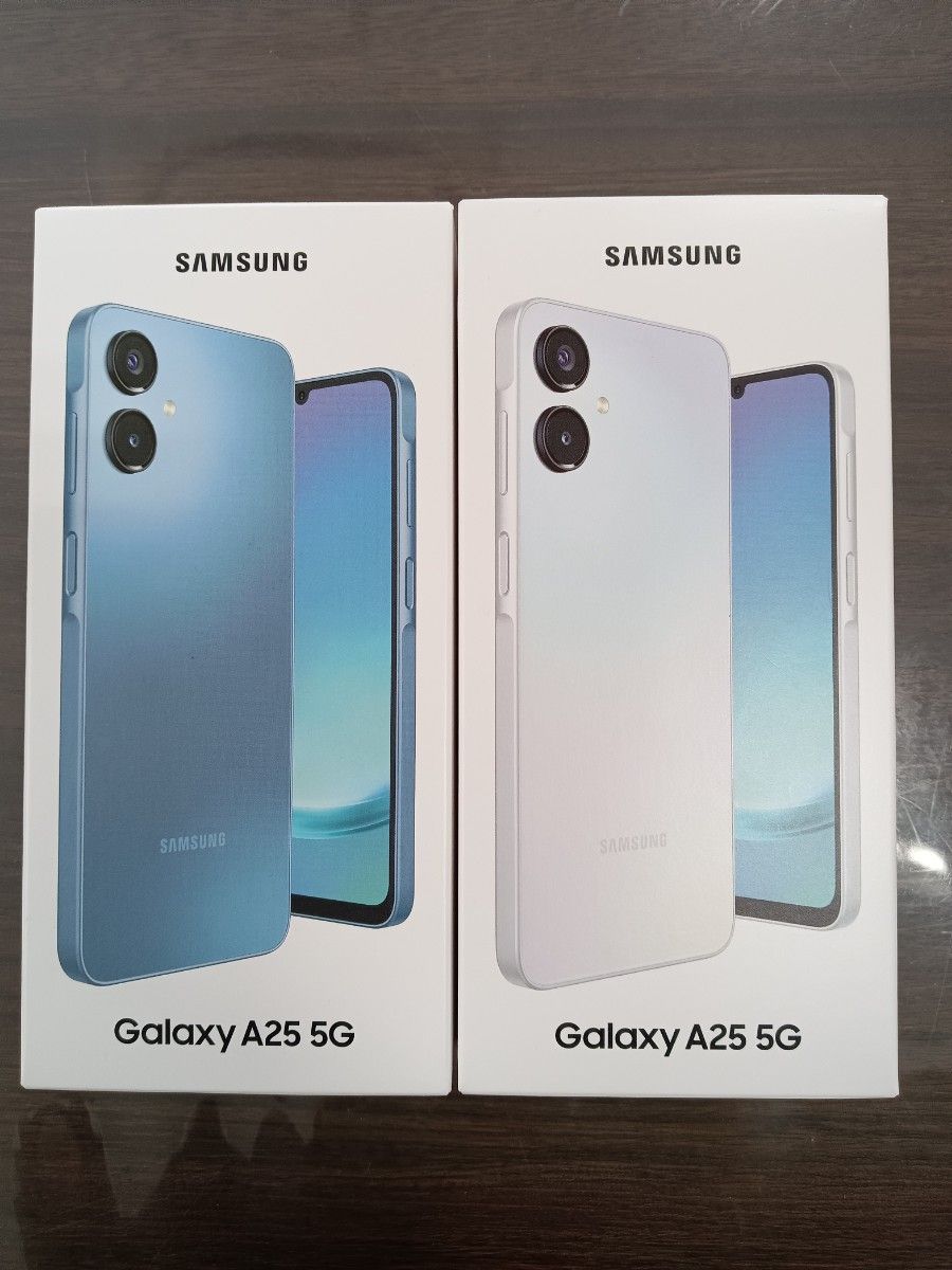 Samsung Galaxy A25 5G ライトブルー 本体 2台セット 2台セット新品未使用】Galaxy A25 5G 64GB ブルーとライトブルー