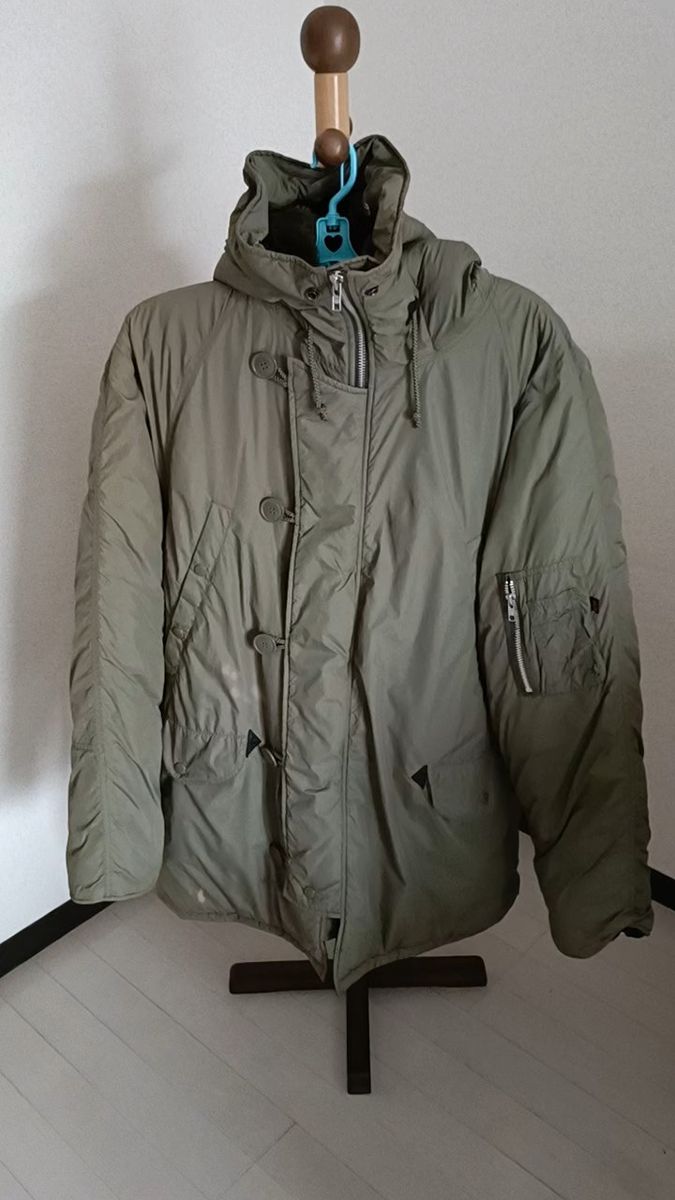 ALPHA INDUSTRIES TYPE N-3B モスグリーン サイズ L ※ファーなし