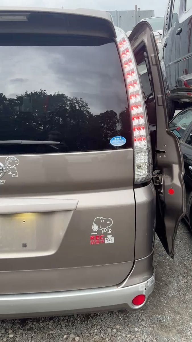 日産セレナ C25 社外LEDテールライト ルーフキャリア セット