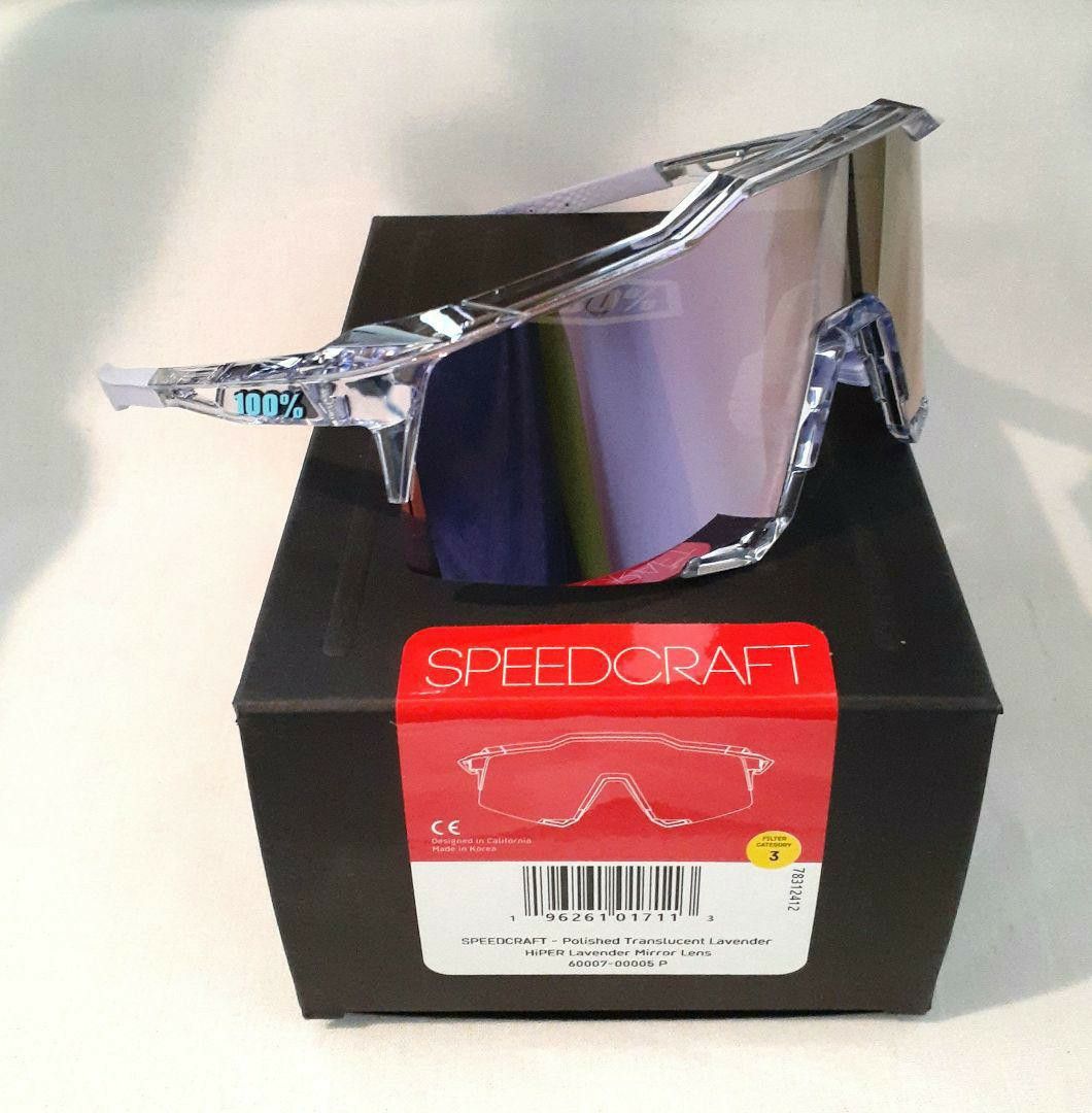 最終値下げ‼︎ワンハンドレッド Speedcraft ラベンダー 新品 100% Speedcraft ラベンダーミラー ワンハンドレッド サングラス