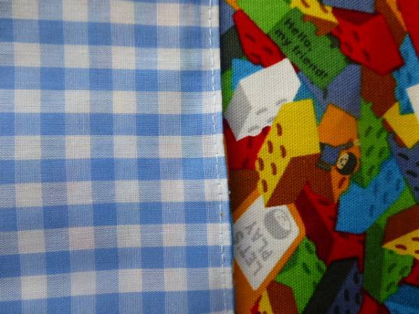 即納 スーパーセール】 オーダー受付☆ブロック柄☆レゴ風☆入学、入園