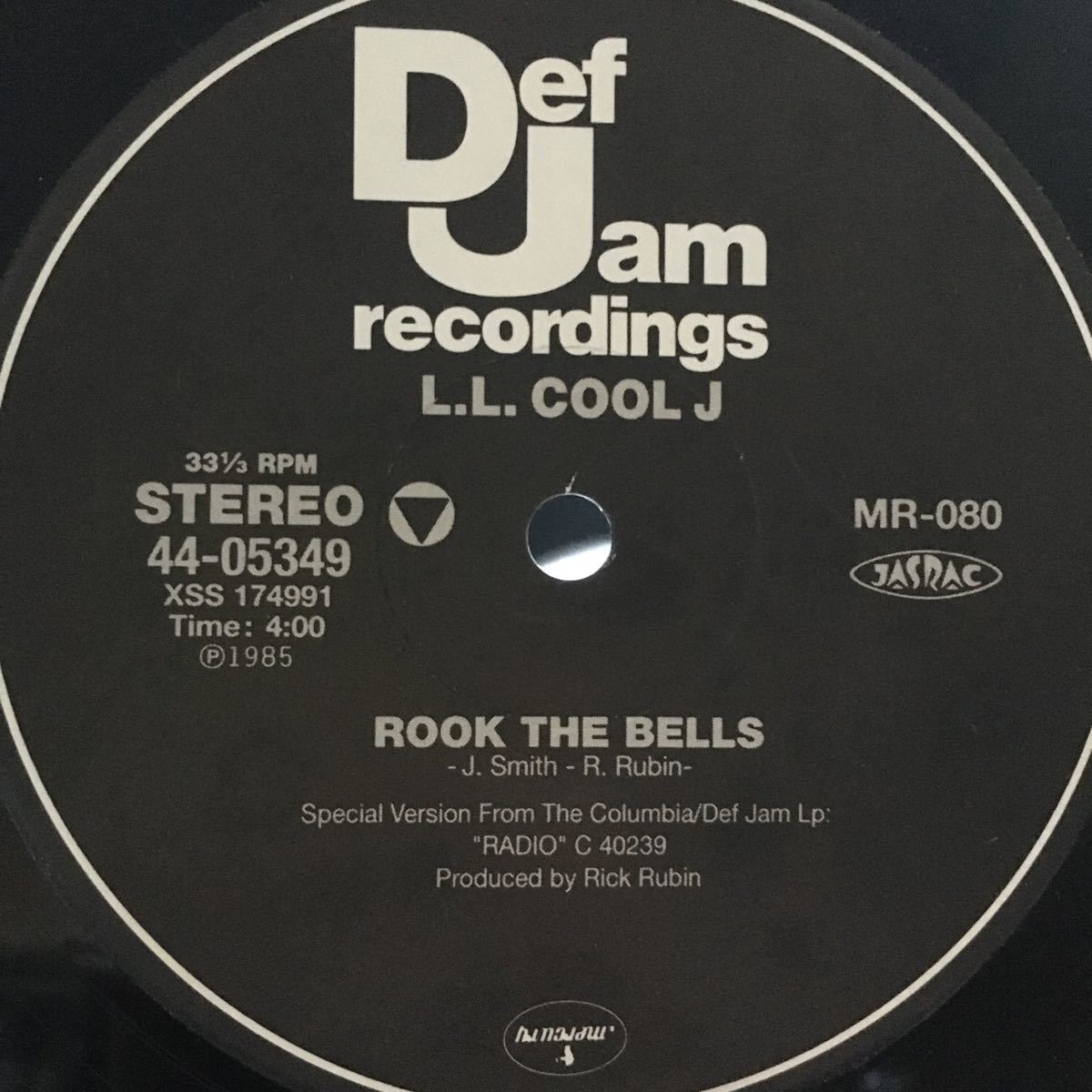 L.L.Cool J / Rock The Bells / 12 レコードの画像4