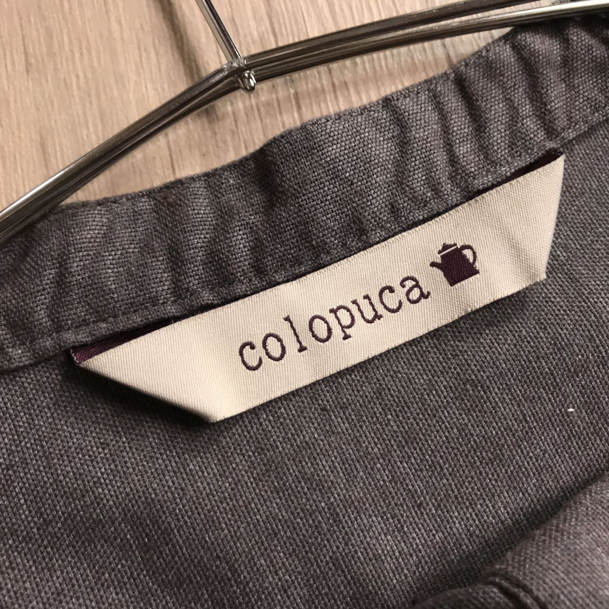 □ colopuca スタンドカラー　プルオーバー チュニック　大きいサイズ　3L 橫幅ゆったり　體型カバー