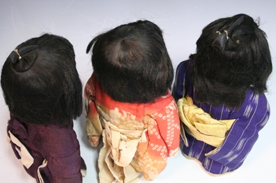 *.**[ prompt decision ] old Imperial palace doll /3 body / Edo era ( capital doll Japanese doll toy antique old fine art H728