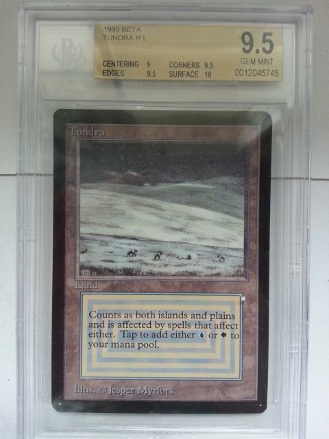 ●MTG● β ベータ Tundra(英語 BGS 9.5 GEM MINT)