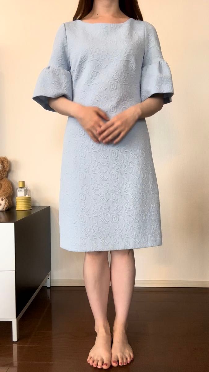 ivanka trump 水色ワンピース