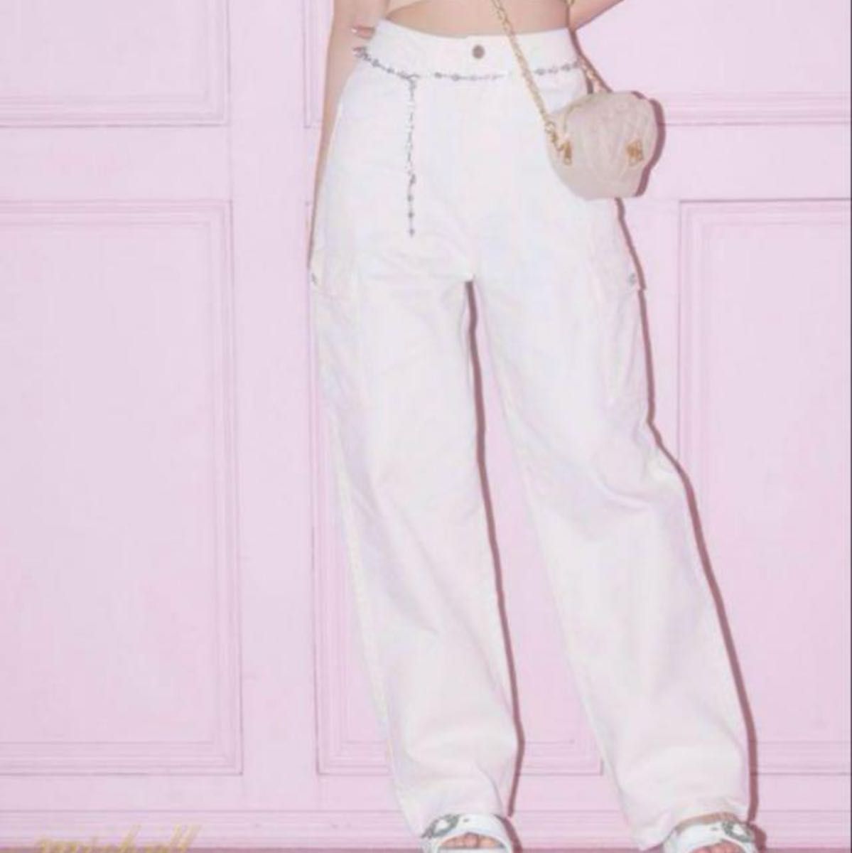 ミシェルマカロン♡ビジューベルトカーゴデニムパンツ ミシェルマカロンビジューベルトカーゴデニムパンツ|Yahoo