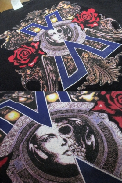 当時物 X JAPAN violence in jealousy Tour 1991 STAFF Tシャツ Lサイズ_画像5