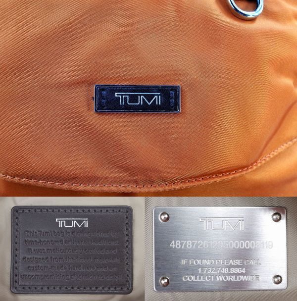 TUMI* Tumi 48787 Voyageur [ bar zeru] backpack orange beautiful goods 