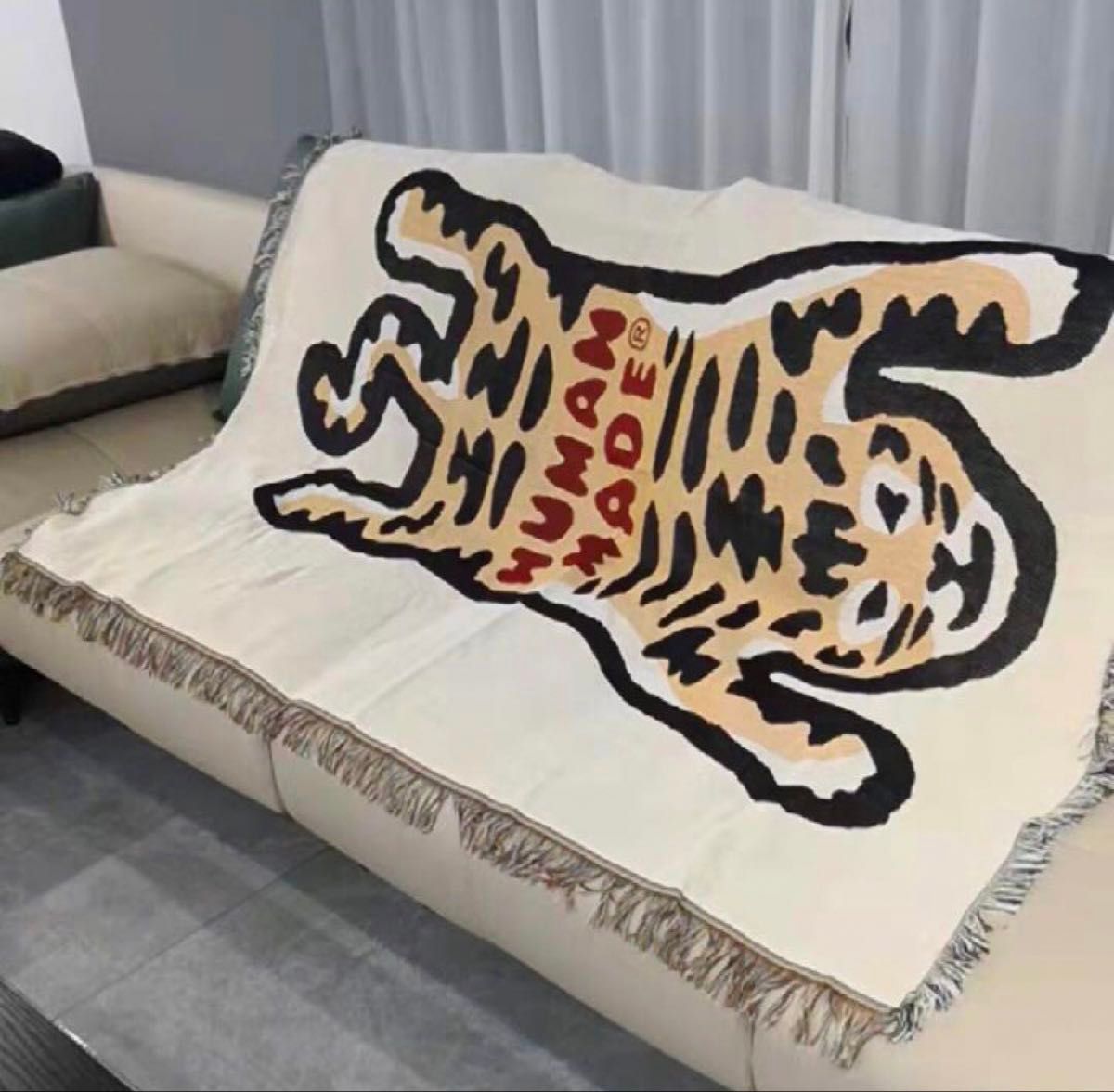 ヒューマンメイド HUMAN MADE 虎柄 ラグマット カーペット