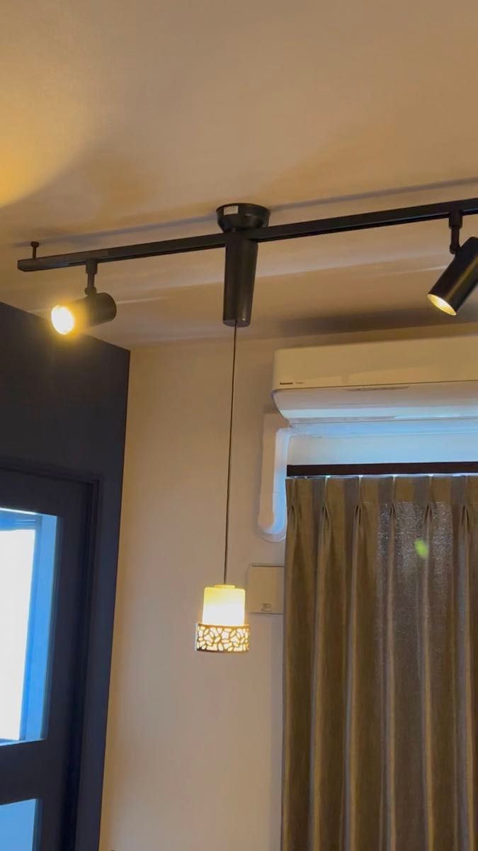 LEDペンダントライト ダクトタイプ (電球色~昼光色) LGB10635KLU1 (ブラウン)×2