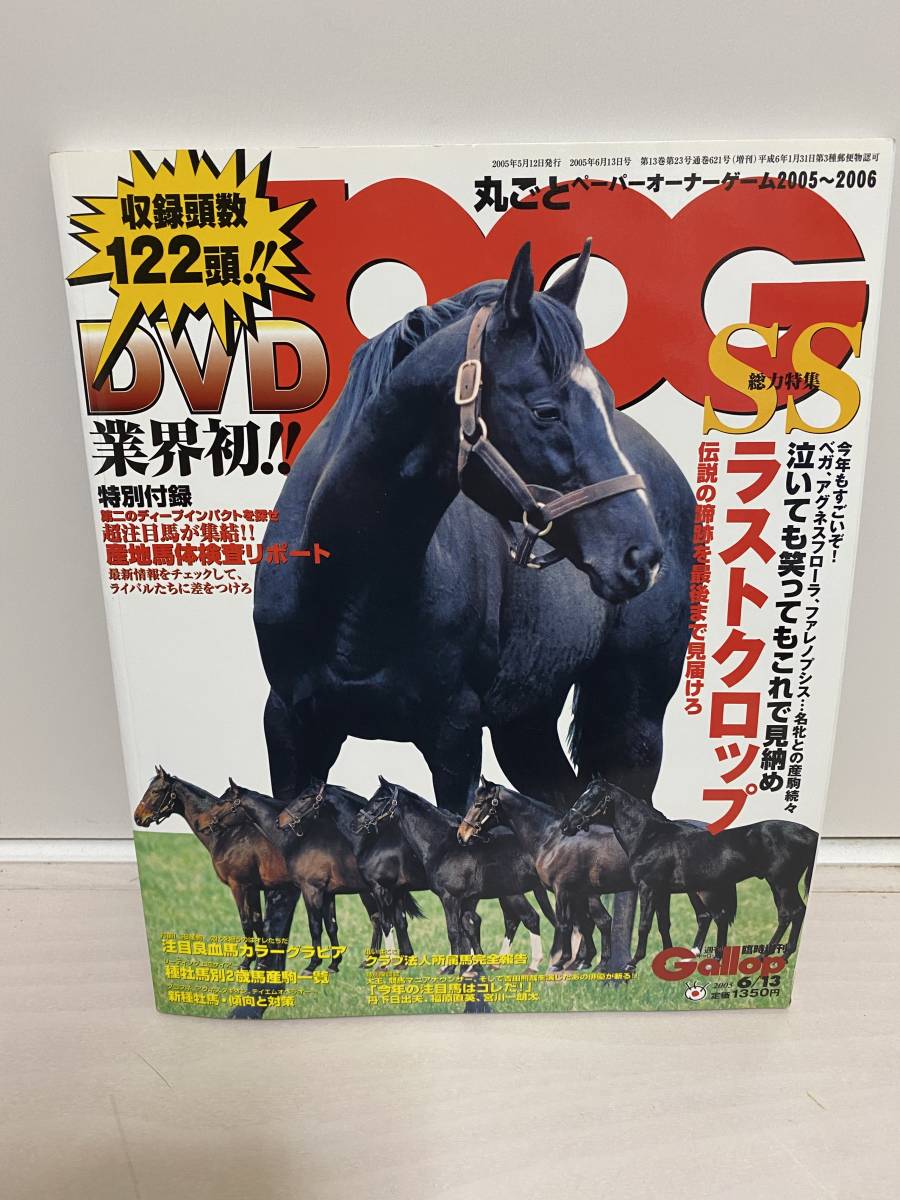 Gallop weekly gyarop circle ..POG 2005~2006 DVD none Japan centre horse racing . Vega UGG nes flora Japan Dubey oak s