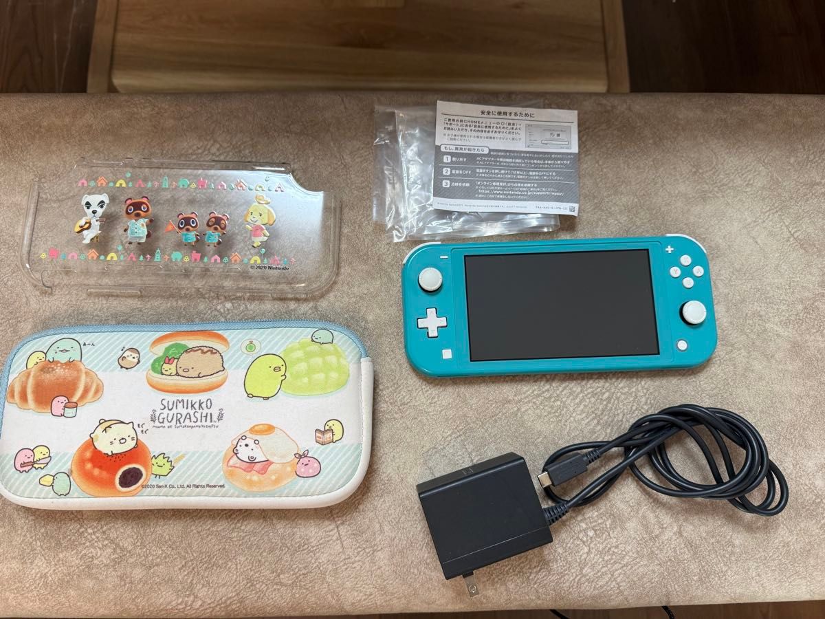 Switch Lite 本体 ターコイズ 128GB SDカード すみっコぐらし Switch Lite 本体 ターコイズ 128GB SDカード すみっコぐらし