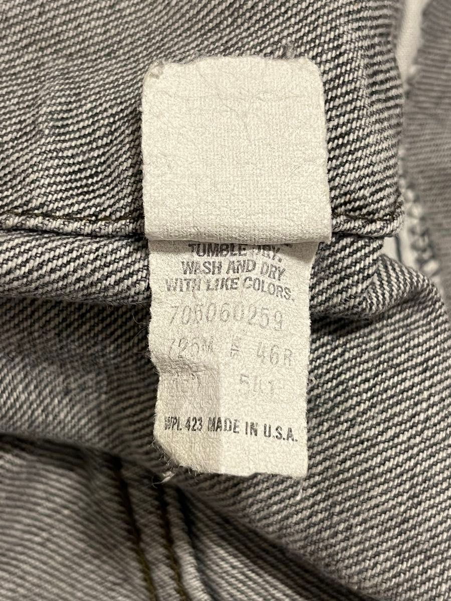 80s Levi’s 70506 0259 先染めブラック ハチマル 46R