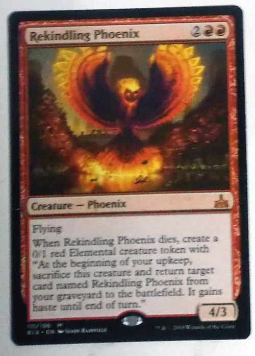 ＭTG英語/Rekindling Phoenix(再燃するフェニックス)/イクサランの相克/レア_画像1