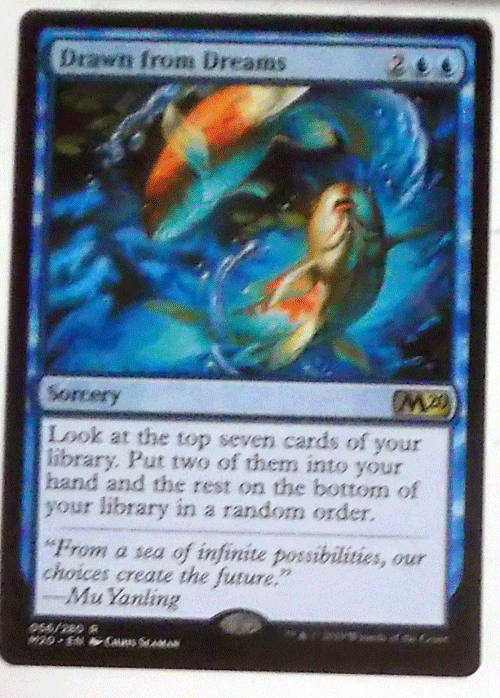 MTG английский язык /Drawn from Dreams(.. c экстракт )/ основы 2020/ редкость 