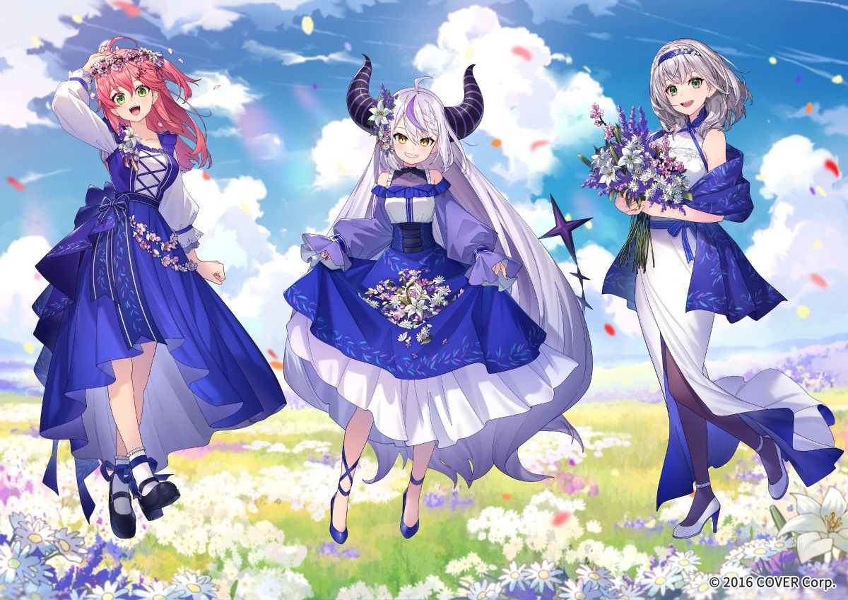 アレジオン×ホロライブコラボ企画 第二弾 書き下ろし集合ジオラマアクスタ ホロライブ アクリルスタンド アレジオン 第二弾 集合ジオラマ